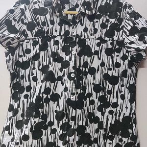 Black Printed Shirt