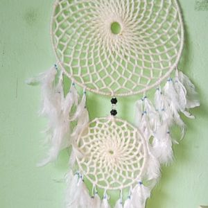 Graceful White Dream Catcher