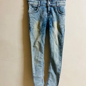 5 Button High Waist Jeans