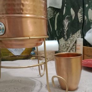 Pure Water  Copper Container