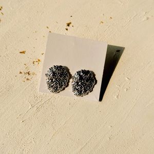 Moonbusrt Pyrite Statement Stud