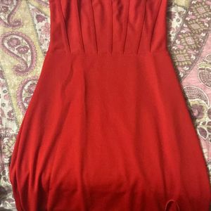 Red Bodycon Dress Maxi