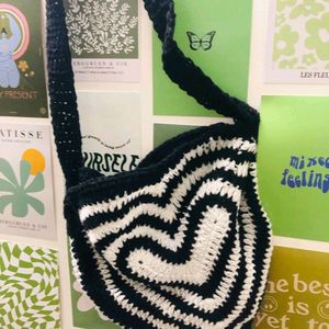 Crochet Heart Bag 🧶❤️