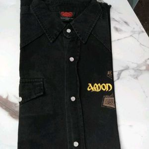 Premium Quality Denim Half Shirt