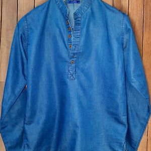 Denim Kurta