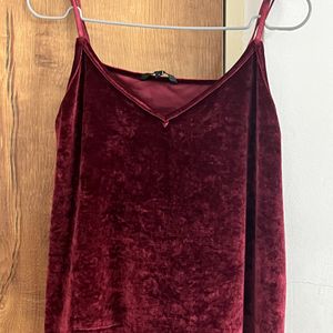 Velvet top {NO COINS OR SWAP ACCEPTED}