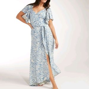 Wrap Long Maxi Dress