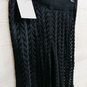 Crochet Black Palazzo