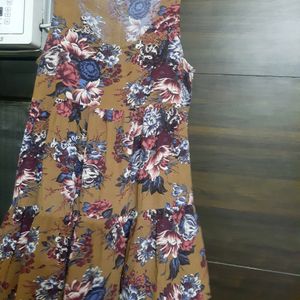 Trendy Floral Short Frock