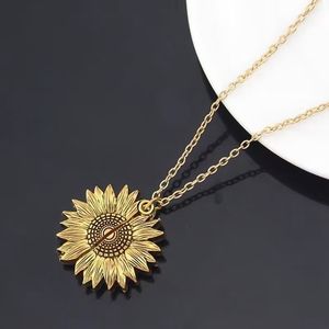 Sunflower Pendant Witb Chain-new One