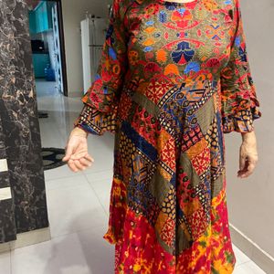 Multi Color Long Kurti