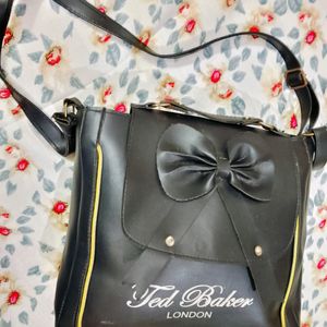 Fancy Black Leather Bag