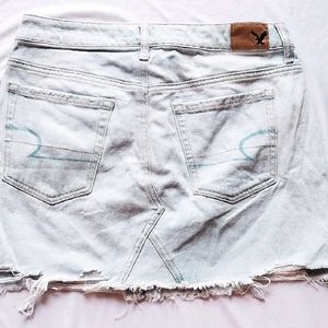 Denim Mini Skirt