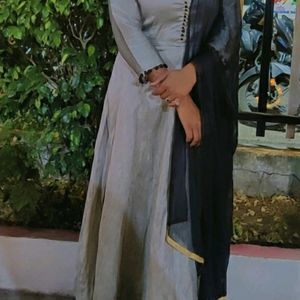 Long Anarkali Gown