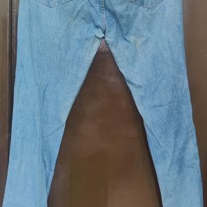 Blue Mid Waist Jeans