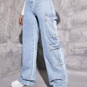 WOMANS CARGO FALE 8 POKET JEANS