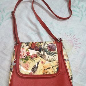 Red Sling Bag