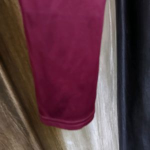 Leggings For Exercise ,Fashion (Maroon)