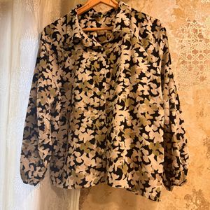 Printed Camouflage Shirt / Top ✨