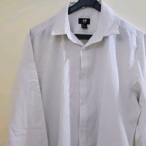 H&M Polka Slim Fit Shirt