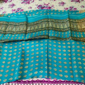 Kota Print Saree