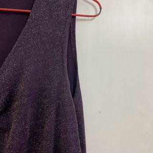 Purple Shimmery Sheath Dress