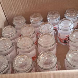 6pc Glass Jar