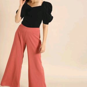 Women Solid Black Casual Top