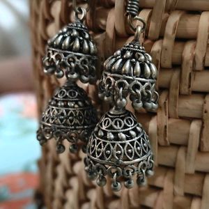 German Silver Jhumkas