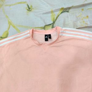 Adidas Poly cotton Round Neck Tshirt