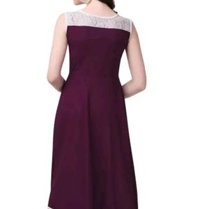 Women Party And Festival Wear Purple Gawn