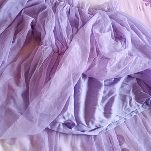 Lavender Princess Net Top For Women..