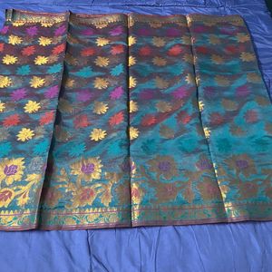 Banarasi Saree With Gold Zari