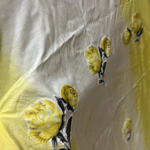 Lemon Yellow Shaded Dupatta