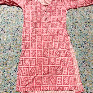 Pink Kurta Set