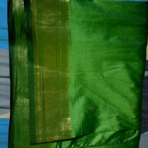 Vintage Green Saree