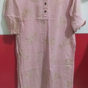 Pink Long Kurti