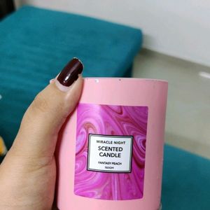 Miniso Peach Scented Candle