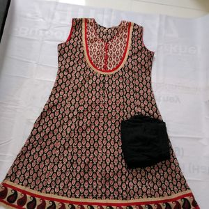 Anarkali Kurti Pant Set