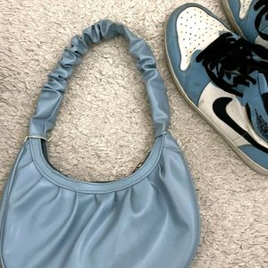 Blue Street style Shoulder Bag