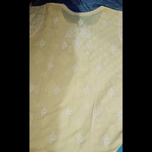 Chikankari Short Kurti