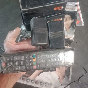 Two Dish Tv Paid Channel Setop Box(Without Card)