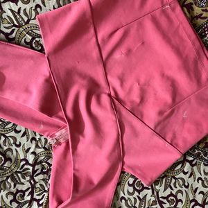 Pink Color Shoulder Less Stylish Top