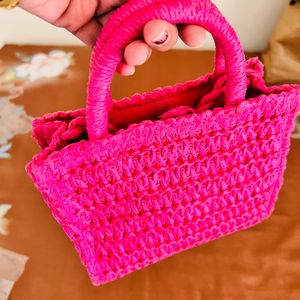 H&M Straw Shoulder Bag