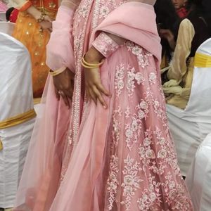 Ethnic Pink Gown