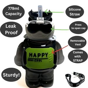 Cute Bear 779ml Spill-Proof Water Bottle for Kids