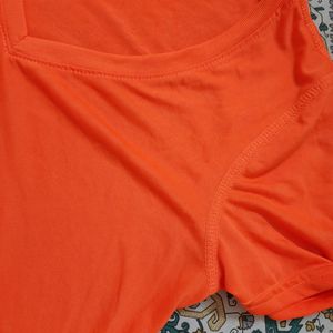 Orange Sport T Shirt