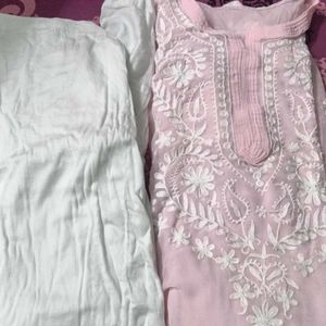 2 Kurta Set Women Chikankari