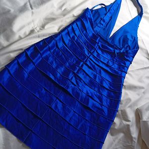 BCBGMAXAZRIA BLUE BODYCON