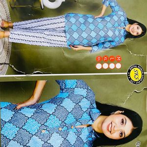 Combo Of  Co Ord Set And Short Kurti